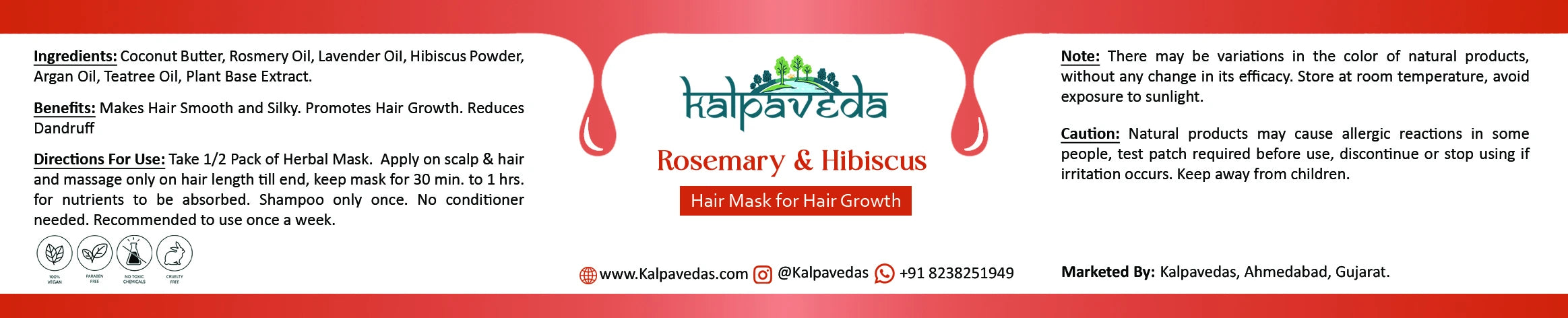 Rosemary Hibiscus Hair Conditioner
