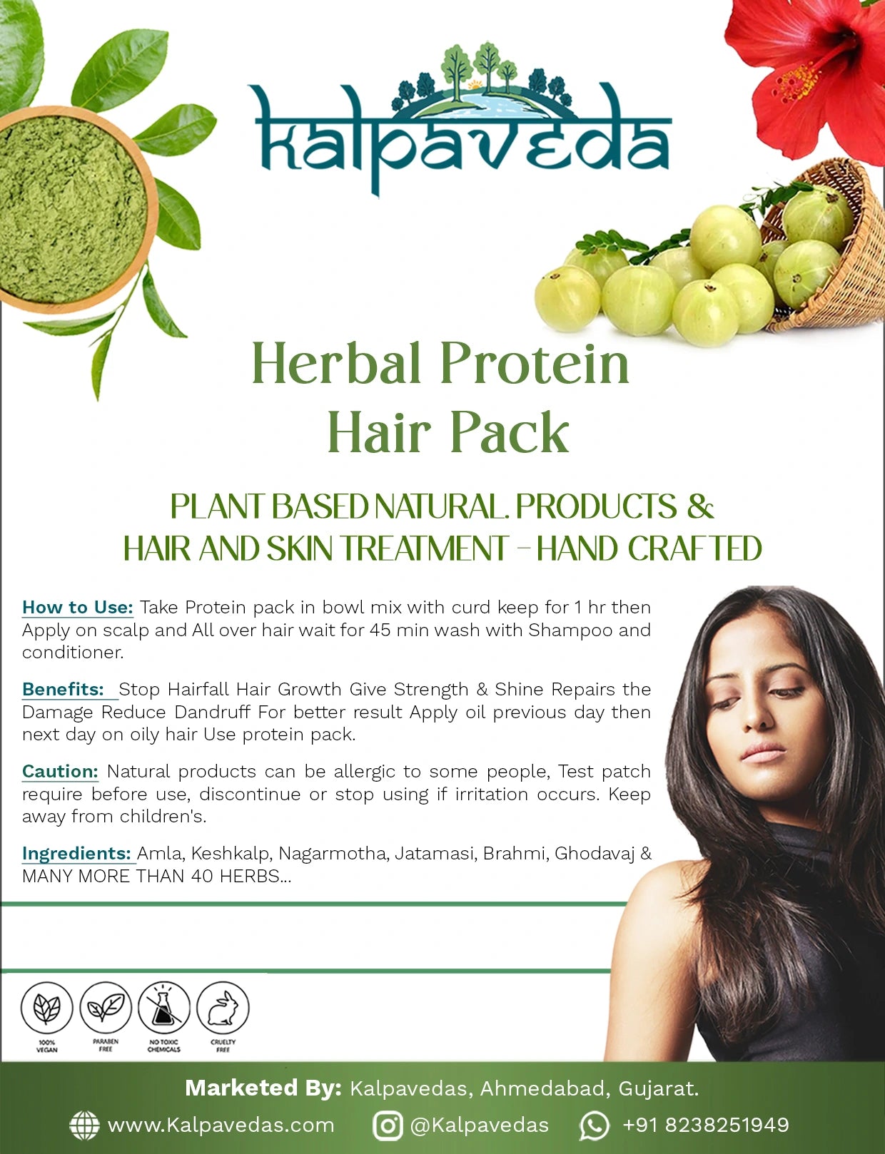 Herbal Protein Hair Pack