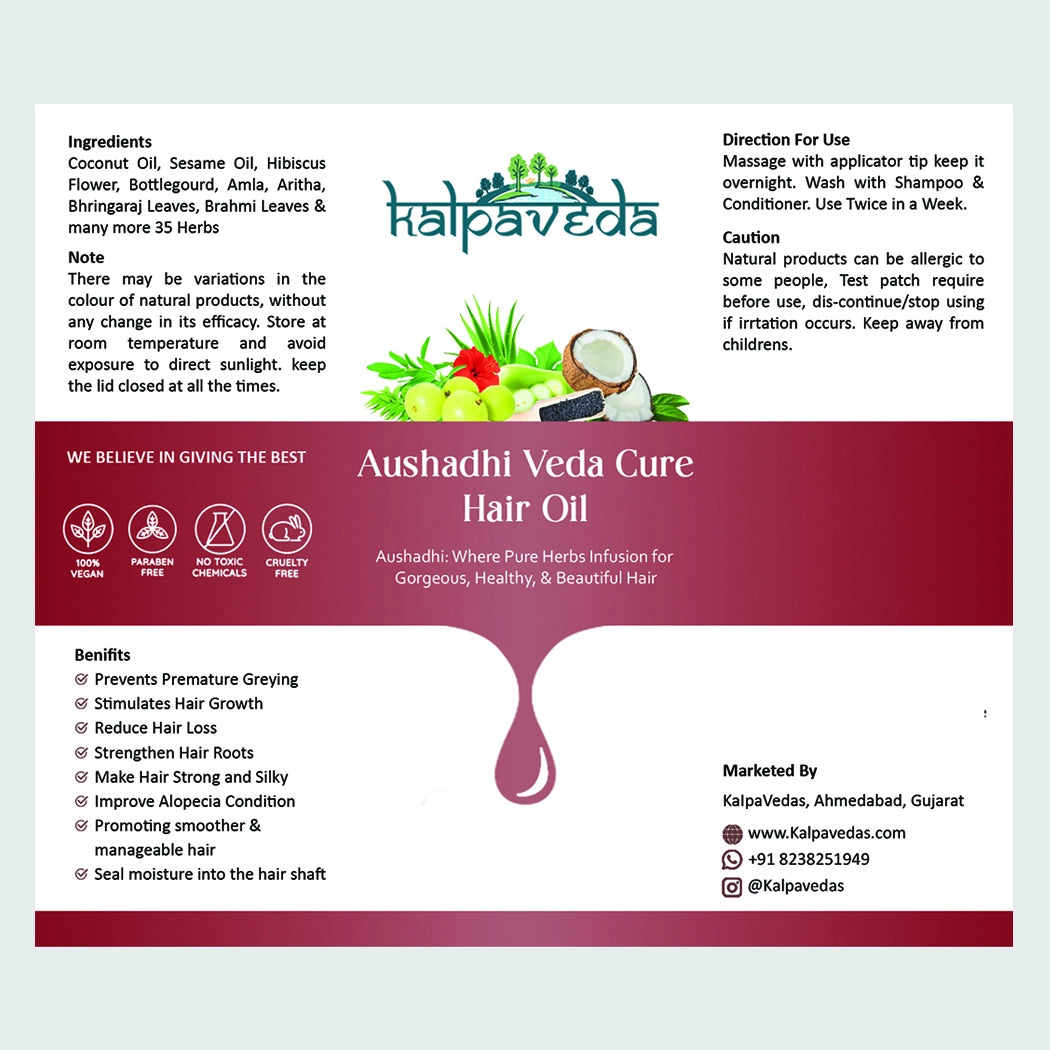 Aushadhi Veda Cure Hair Oil