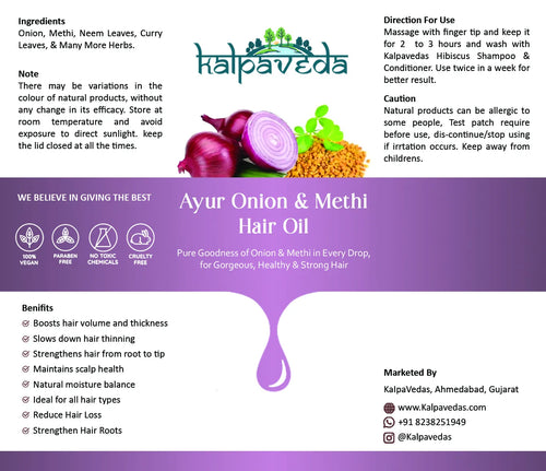 Ayur Onion Methi Hair Oil